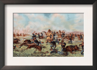 Custer Massacre At Big Horn, Montan June 25, 1876 by Arthur Wagner Pricing Limited Edition Print image