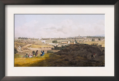 View Of Dublin, From The Magazine, Phoenix-Park, 1795 by James Malton Pricing Limited Edition Print image