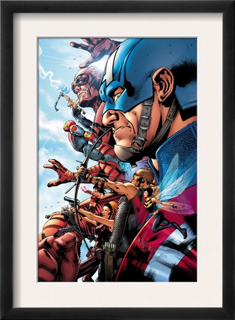 The Ultimates 2 #1 Cover: Captain America by Bryan Hitch Pricing Limited Edition Print image