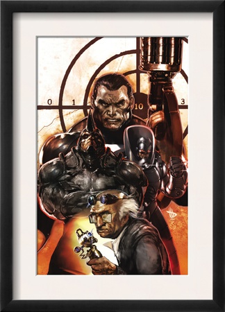 Punisher War Journal #26 Cover: Punisher And Rhino by Dave Wilkins Pricing Limited Edition Print image
