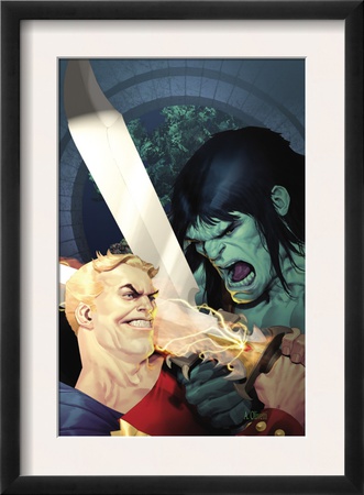 Incredible Hulk #605 Cover: Skaar And Tyrannus by Ariel Olivetti Pricing Limited Edition Print image