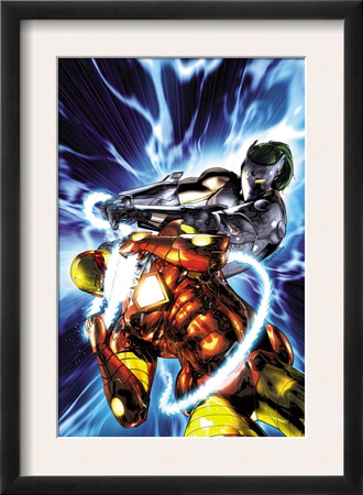 Iron Man Vs. Whiplash #2 Cover: Iron Man And Whiplash by Brandon Peterson Pricing Limited Edition Print image