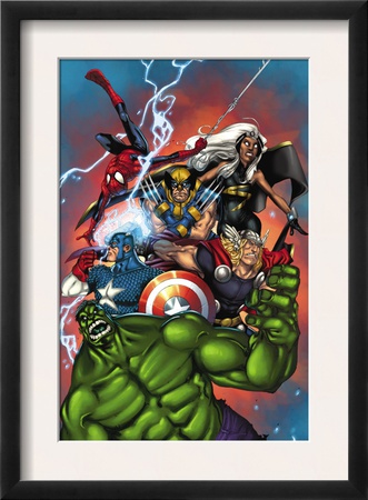 Marvel Adventures The Avengers #36 Cover: Hulk by Ig Guara Pricing Limited Edition Print image