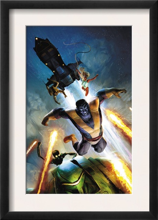 Realm Of Kings Imperial Guard #2 Cover: Neutron And Hussar by Brian Haberlin Pricing Limited Edition Print image