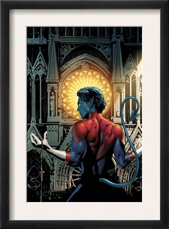 Nightcrawler #3 Cover: Nightcrawler Fighting by Greg Land Pricing Limited Edition Print image