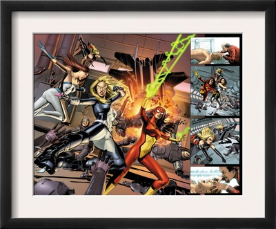 New Avengers Annual #3 Group: Jewel, Mockingbird And Spider Woman by Mike Mayhew Pricing Limited Edition Print image