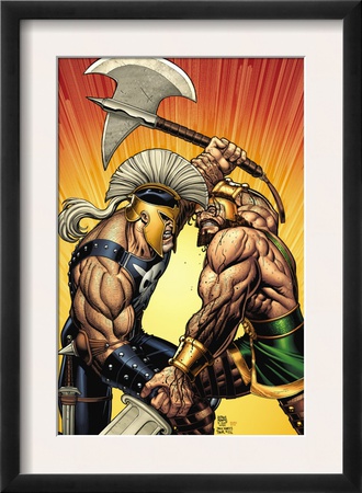 Incredible Hercules #113 Cover: Hercules And Ares by Arthur Adams Pricing Limited Edition Print image