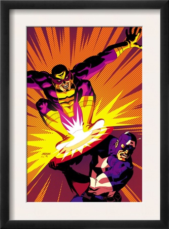 Captain America V4, #30 Cover: Captain America And Batroc The Leaper by Dave Johnson Pricing Limited Edition Print image