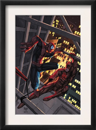 Marvel Age Spider-Man #15 Cover: Spider-Man And Daredevil by Roger Cruz Pricing Limited Edition Print image