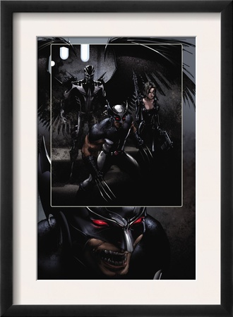 X-Force #23 Group: Archangel, Domino And Wolverine by Clayton Crain Pricing Limited Edition Print image