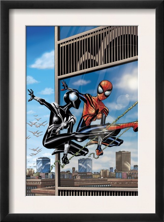 Spider-Girl #76 Cover: Spider-Girl Lifting by Ron Frenz Pricing Limited Edition Print image