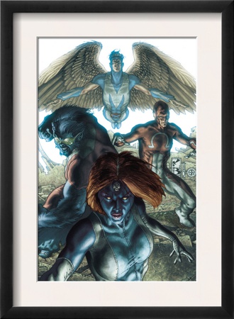 Dark X-Men #1 Cover: Mystique, Dark Beast And Omega by Simone Bianchi Pricing Limited Edition Print image