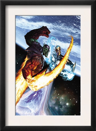 Nova #16 Cover: Nova And Super Skrull by Paul Davidson Pricing Limited Edition Print image