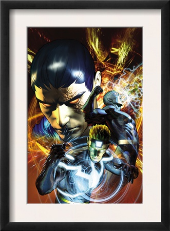 War Of Kings #3 Cover: Havok, Black Bolt And Vulcan by Brandon Peterson Pricing Limited Edition Print image