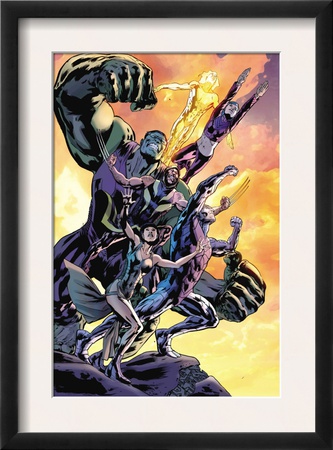 Fantastic Force #1 Cover: Wolverine And Hulk by Bryan Hitch Pricing Limited Edition Print image