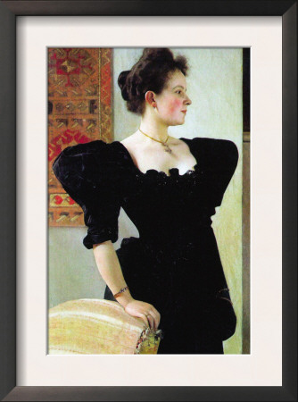 Portrait Of Marie Breunig by Gustav Klimt Pricing Limited Edition Print image