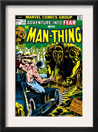 Man-Thing #16 Cover: Man-Thing by Val Mayerik Pricing Limited Edition Print image
