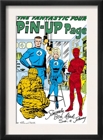 The Fantastic Four #15: Mr. Fantastic, Invisible Woman, Human Torch, Thing And Fantastic Four by Jack Kirby Pricing Limited Edition Print image