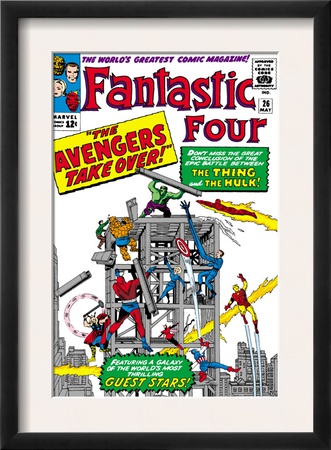 The Fantastic Four #26 Cover: Hulk by Jack Kirby Pricing Limited Edition Print image