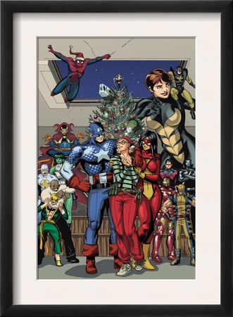 Marvel Holiday Special #1 Group: Captain America by Reilly Brown Pricing Limited Edition Print image
