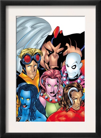 Exiles #1 Cover: Blink, Morph, Thunderbird, Mimic, Magnus And Nocturne by Mike Mckone Pricing Limited Edition Print image