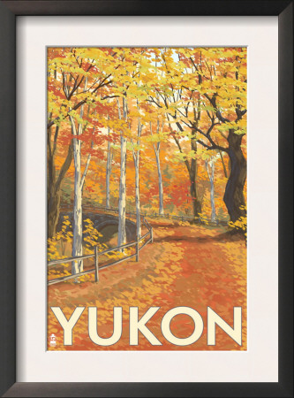 Yukon, Canada - Fall Colors, C.2009 by Lantern Press Pricing Limited Edition Print image