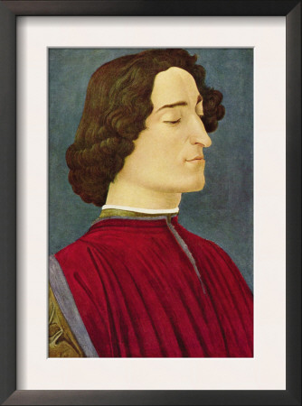 Portrait Of Giuliano De Medici by Sandro Botticelli Pricing Limited Edition Print image