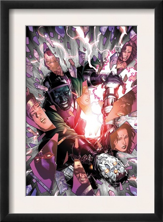 Young Avengers #5 Cover: Kang And Iron Lad Fighting by Jim Cheung Pricing Limited Edition Print image