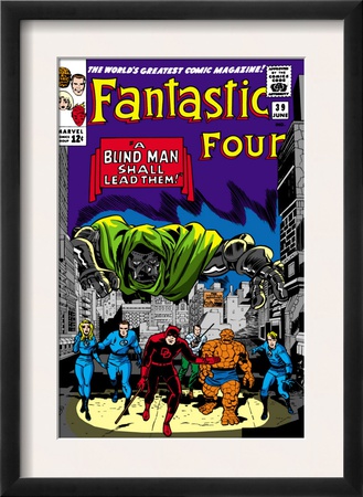 Fantastic Four #39 Cover: Dr. Doom by Jack Kirby Pricing Limited Edition Print image