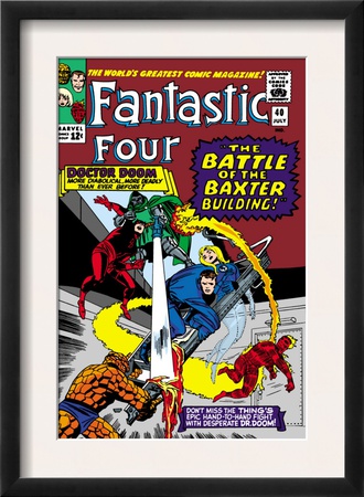 Fantastic Four #40 Cover: Dr. Doom by Jack Kirby Pricing Limited Edition Print image