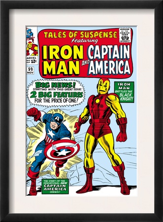 Tales Of Suspense #59 Cover: Iron Man And Captain America Charging by Don Heck Pricing Limited Edition Print image