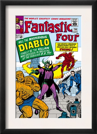 The Fantastic Four #30 Cover: Mr. Fantastic by Jack Kirby Pricing Limited Edition Print image