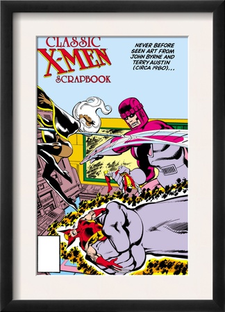 Classic X-Men #24: Storm, Sentinel, Wolverine And Colossus by John Byrne Pricing Limited Edition Print image