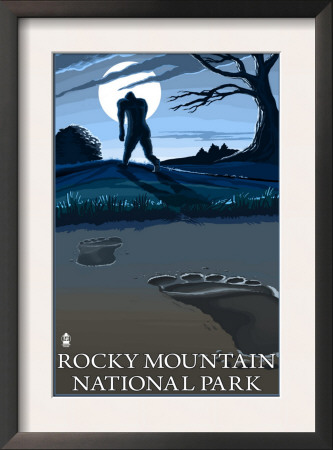 Rocky Mountain National Park, Co - Bigfoot, C.2009 by Lantern Press Pricing Limited Edition Print image