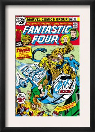 Fantastic Four N170 Cover: Power Man by George Perez Pricing Limited Edition Print image