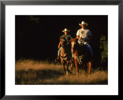 Couple Horseback Riding, Jack London State Park, Ca by Robert Houser Pricing Limited Edition Print image