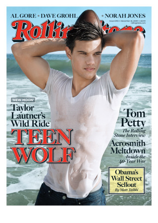 Taylor Lautner, Rolling Stone No. 1093, December 10, 2009 by Mark Seliger Pricing Limited Edition Print image