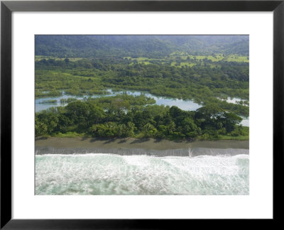 Aerial View Of Coastal Rainforest, Costa Rica by Roy Toft Pricing Limited Edition Print image