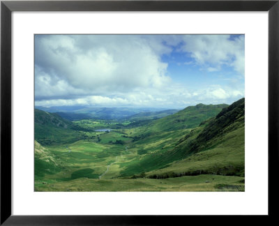 Little Langdale Tarn From Wrynose Pass And Widdy Gill, Uk by Ian West Pricing Limited Edition Print image