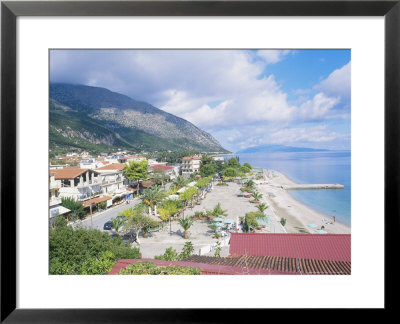 Kefalonia, The Beach At Poros by Ian West Pricing Limited Edition Print image