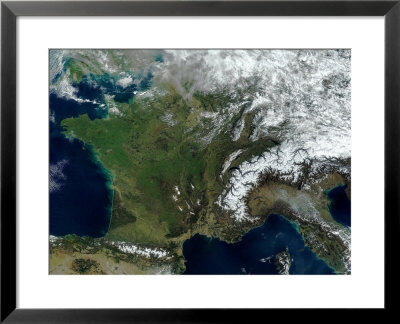 France From Space by Stocktrek Images Pricing Limited Edition Print image