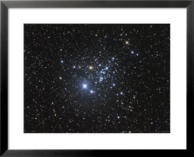 Ngc 457 Is An Open Star Cluster In The Constellation Cassiopeia by Stocktrek Images Pricing Limited Edition Print image