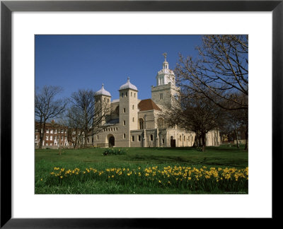 Cathedral In Spring, Old Portsmouth, Hampshire, England, United Kingdom by Jean Brooks Pricing Limited Edition Print image