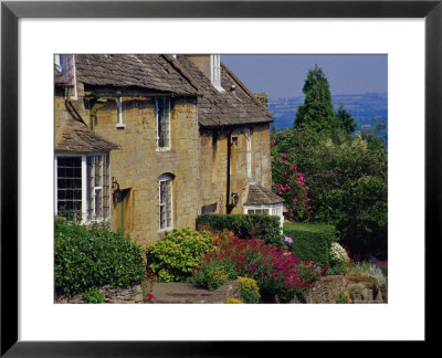 Village Houses, Bourton-On-The-Hill, Cotswolds, Gloucestershire, England, Uk by David Hughes Pricing Limited Edition Print image