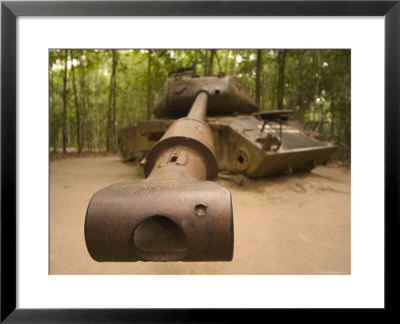 American Tank, Cu Chi Tunnels, Southern Vietnam, Southeast Asia by Christian Kober Pricing Limited Edition Print image