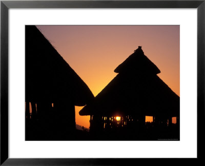 Sunset On Traditional Konso Huts, Omo River Region, Ethiopia by Janis Miglavs Pricing Limited Edition Print image
