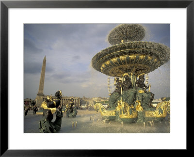 Place De La Concorde And Obelisque, Paris, France by David Barnes Pricing Limited Edition Print image