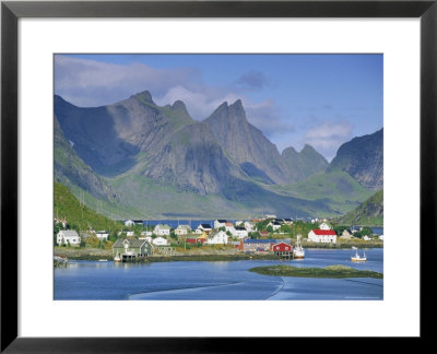 Reine Village Of Moskenesoya, Lofoten Islands, Nordland, Norway, Scandinavia, Europe by Gavin Hellier Pricing Limited Edition Print image