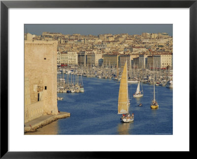 The Old Port, Marseilles, Provence, France, Europe by Bruno Morandi Pricing Limited Edition Print image