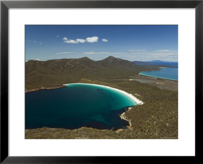 White Sand Beach Of Wineglass Bay, Freycinet National Park, Tasmania, Australia by Chris Kober Pricing Limited Edition Print image